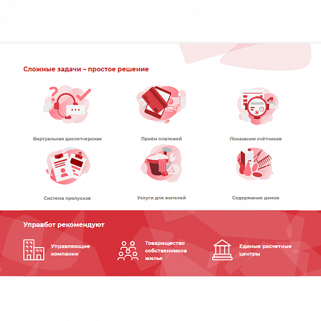 Разработка дизайна интерфейса для Управбот - интерактивные решения для любых объектов в Москве: цена | «Инициум»